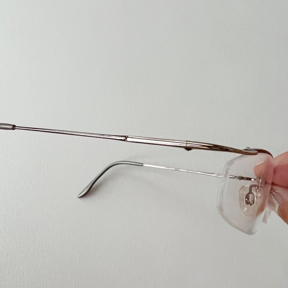 UROCK Eyeglasses Frame U721 Brown 52-18-135 Semi Rimless Display Model - Picture 8 of 11